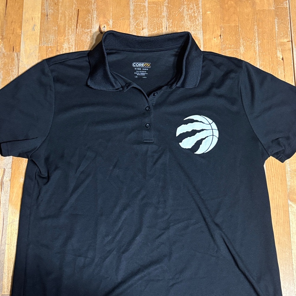 Women’s Toronto Raptors Black Polo Shirt